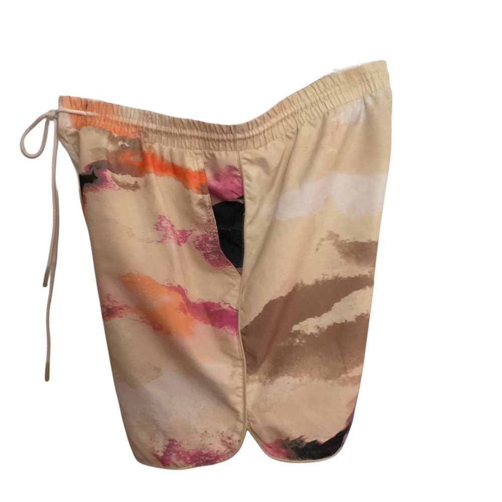 Escape to Paradise: Abstract Print Swim Shorts